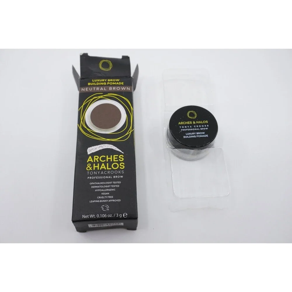 Arches & Halos Luxury Brow Building Pomade Neutral Brown 0.106 oz - New